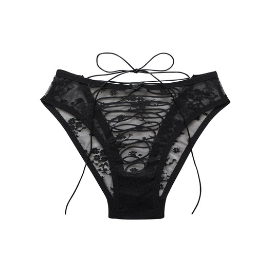 Lace Up Knickers | Aurelia by Hopeless Lingerie