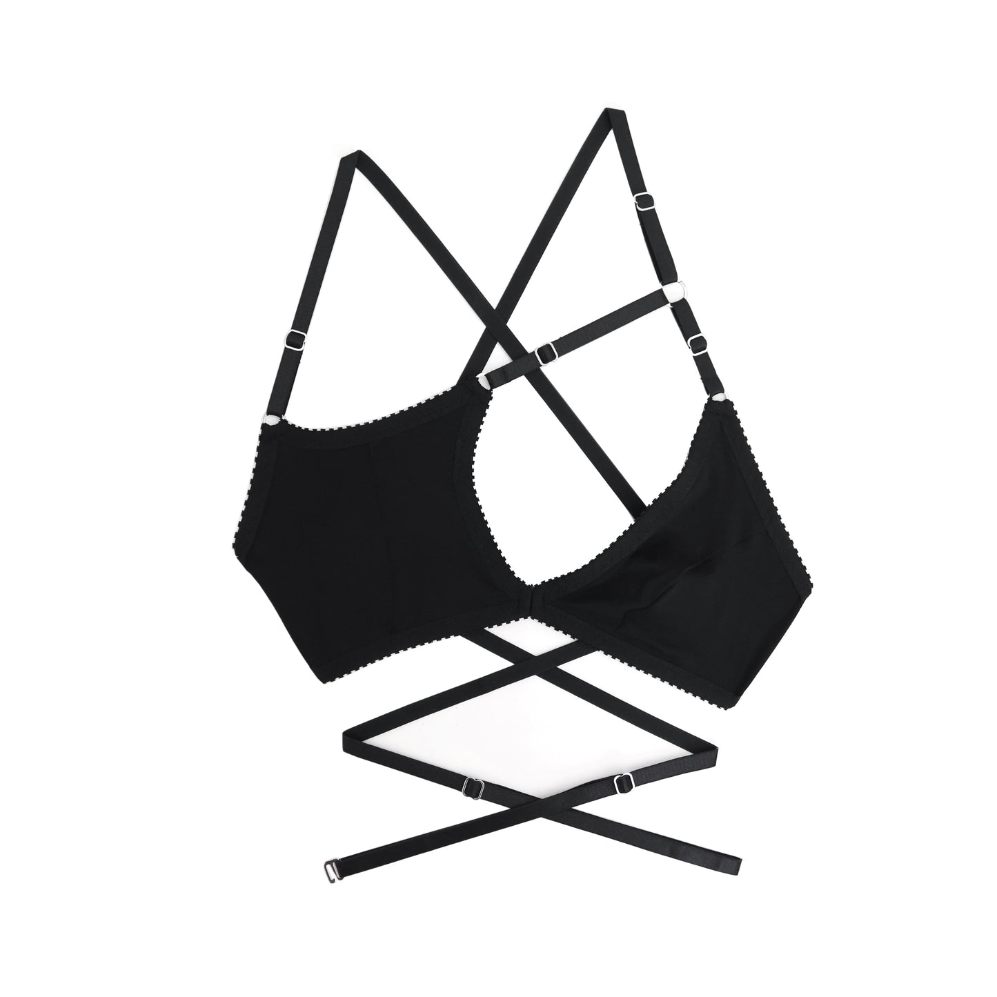 Calista Bralette Black Mesh