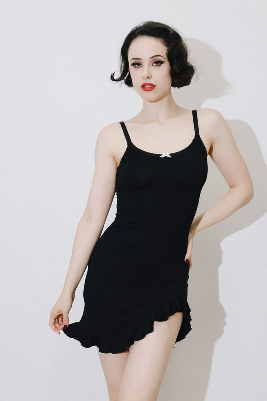 Eloise Nightie Black Modal Jersey