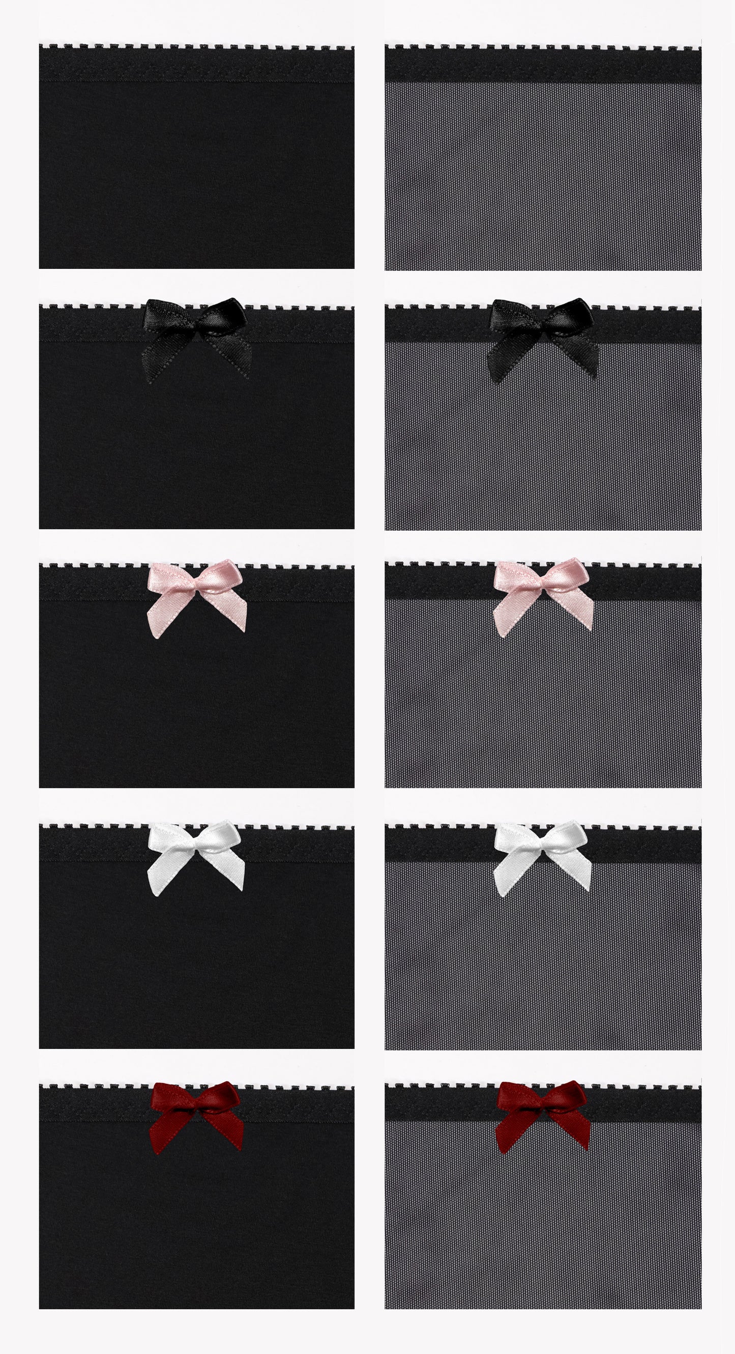 Daniella Knickers Black Mesh