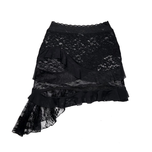 Heloise Skirt Mystery Patchwork Lace & Mesh