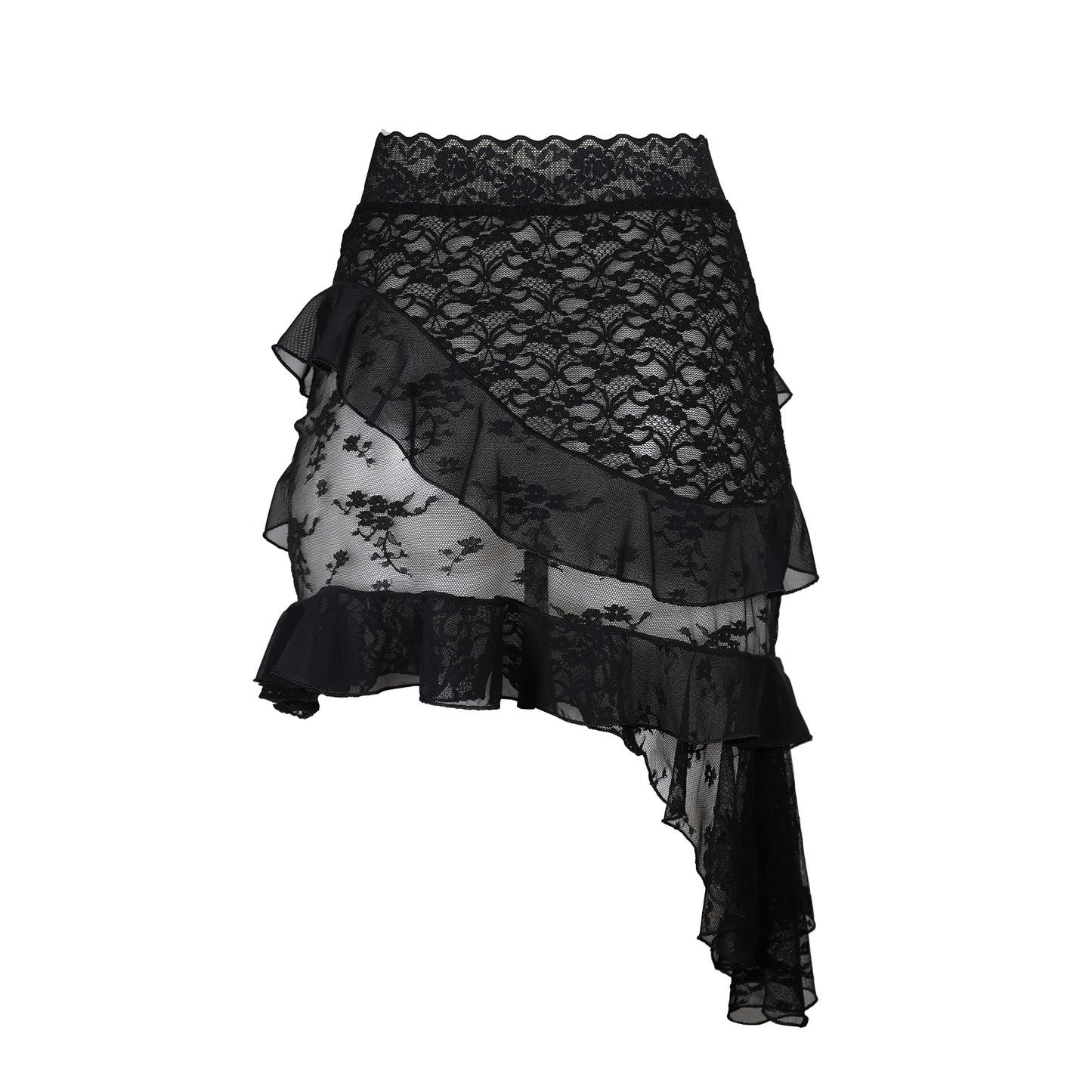 Heloise Skirt Mystery Patchwork Lace & Mesh