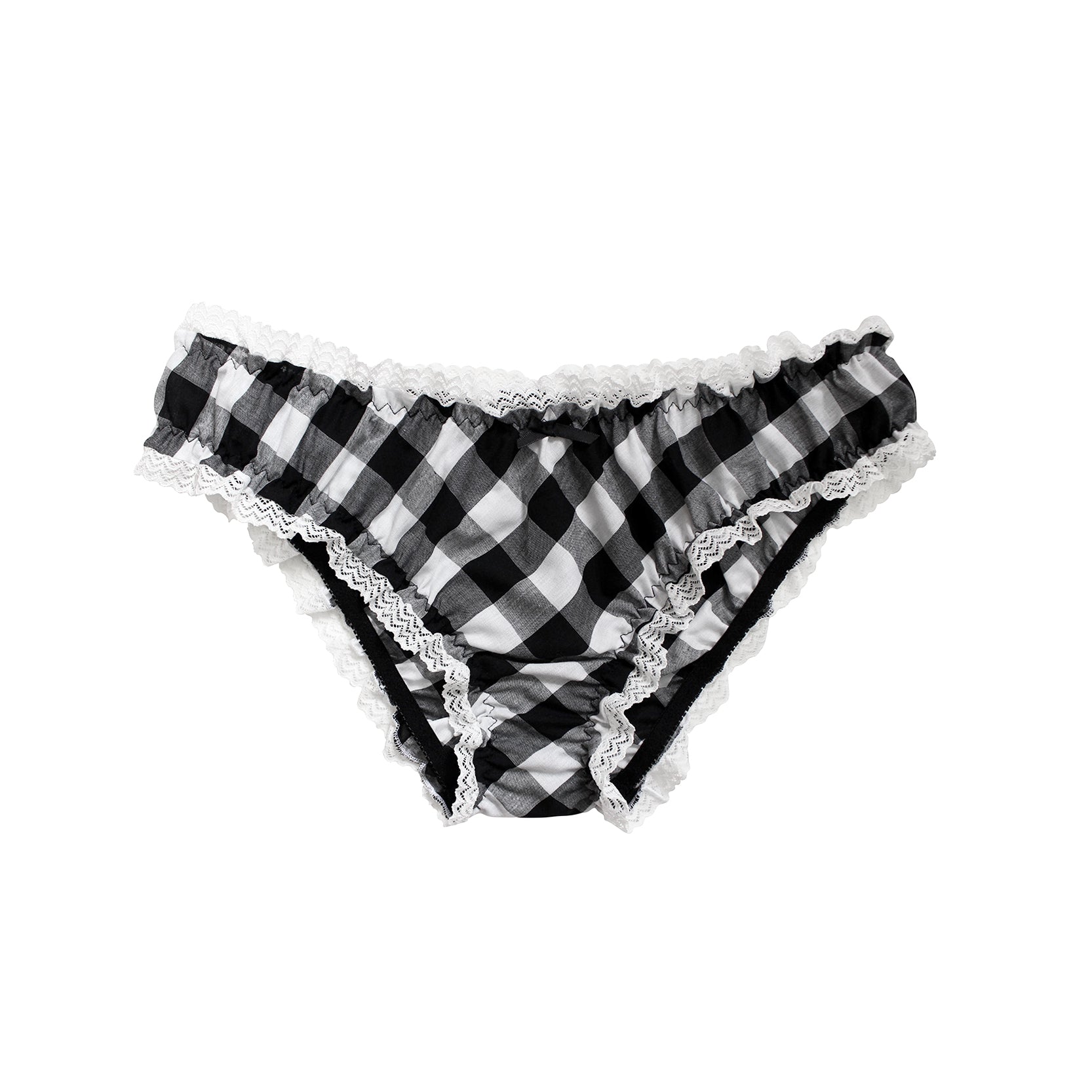 Check Ruffle Knickers | Judith by Hopeless Lingerie