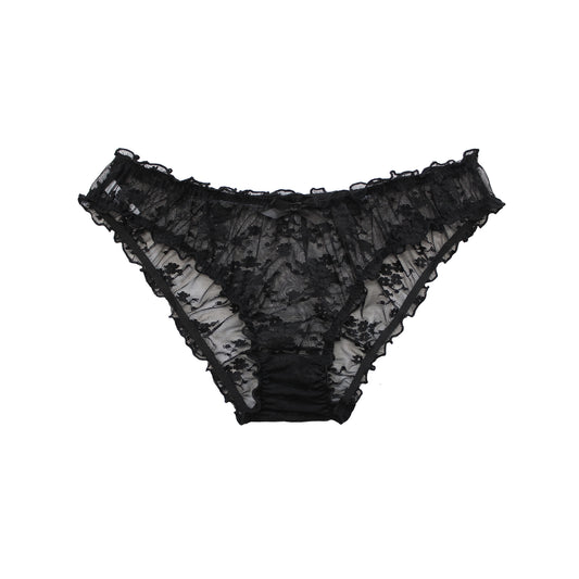 Lace Ruffle Knickers | Judith by Hopeless Lingerie