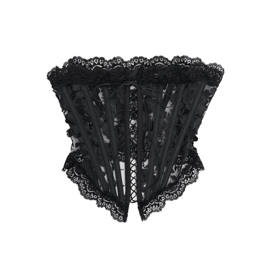 Luella Corset Black Hex Lace