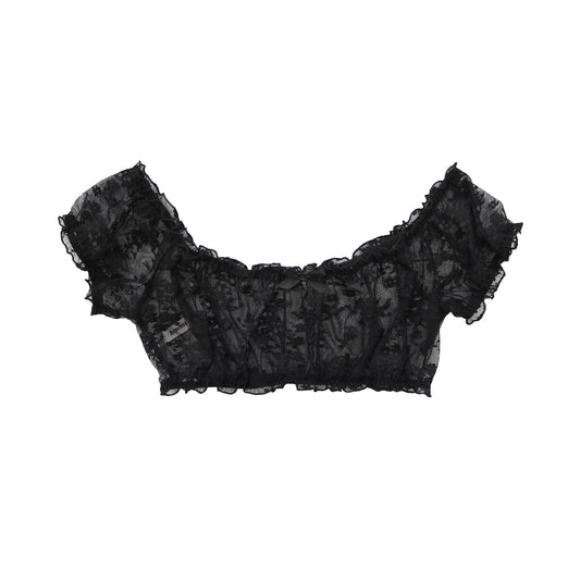Lace Off the Shoulder Top | Lula by Hopeless Lingerie