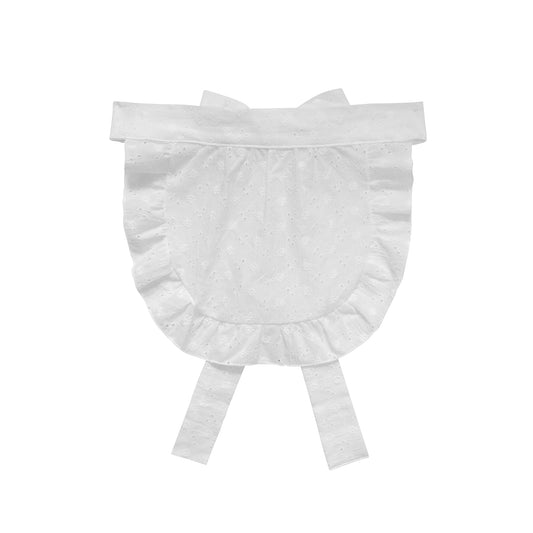 Martine Apron White Broderie Anglaise