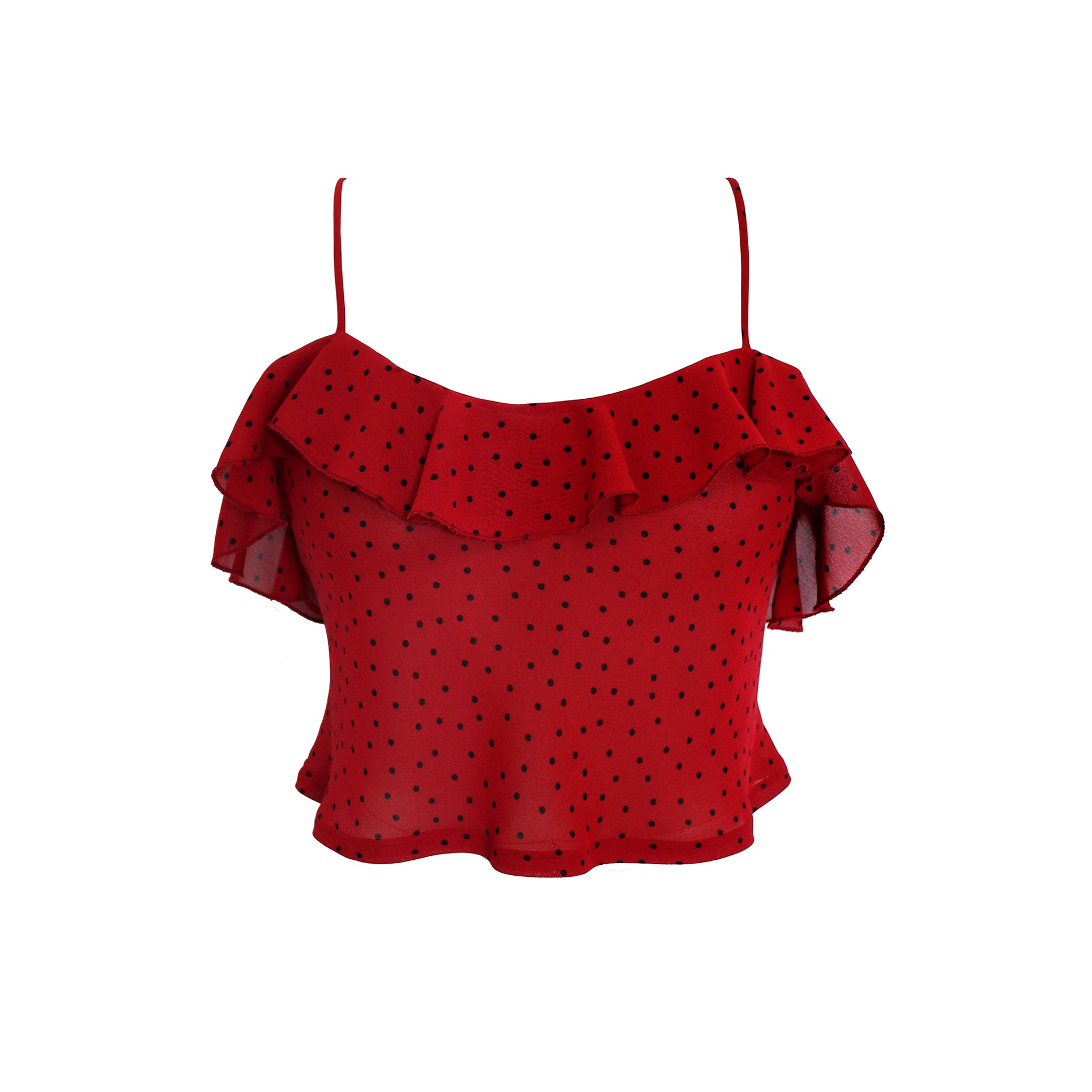 Red Polka Dot Camisole  Slow Fashion Made in Australia by