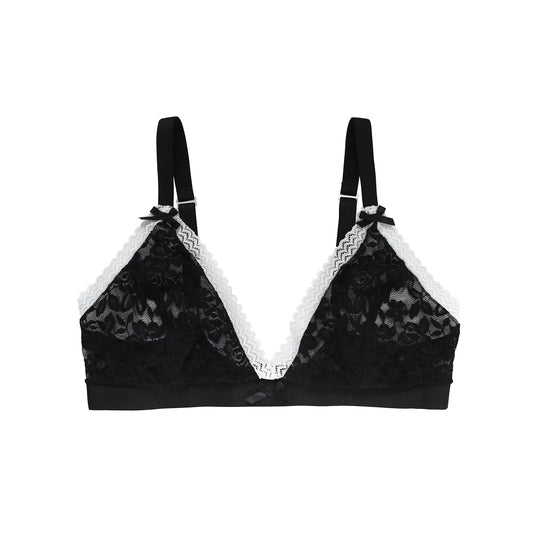 Lace Triangle Bralette | Sally by Hopeless Lingerie