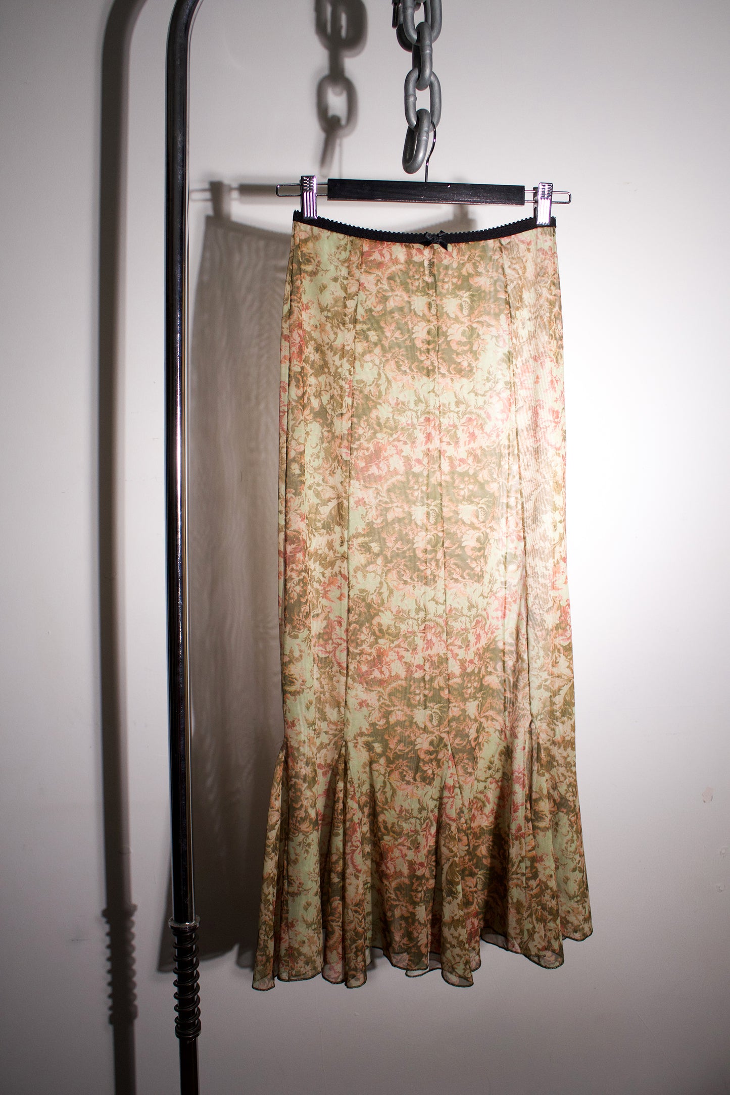 Lucretia Skirt Yellow Floral Mesh