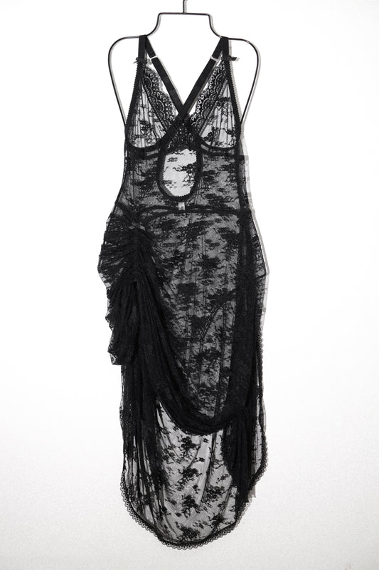 Zizette Dress Black Clover Lace