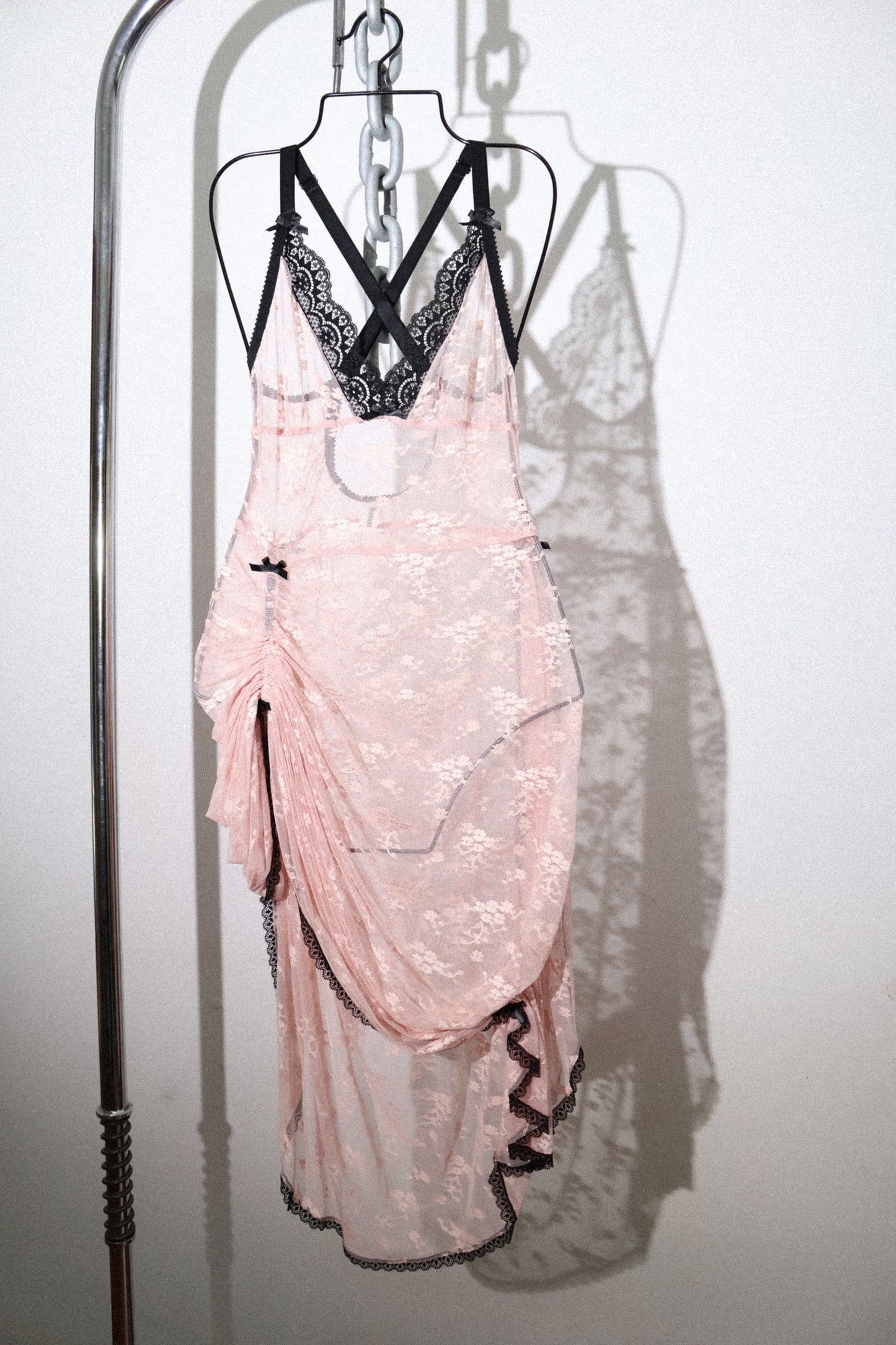 Zizette Dress Pink Lace