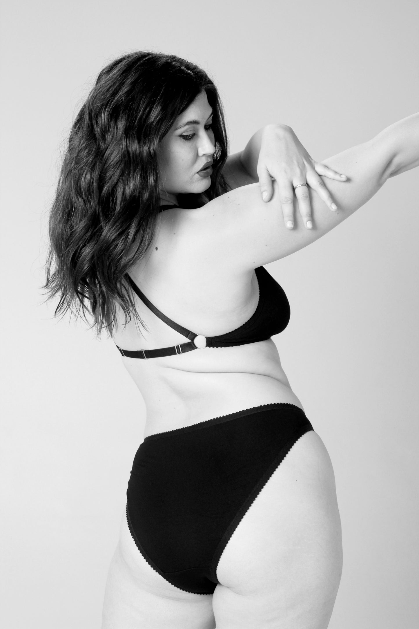 Jessica Bralette Black Mesh