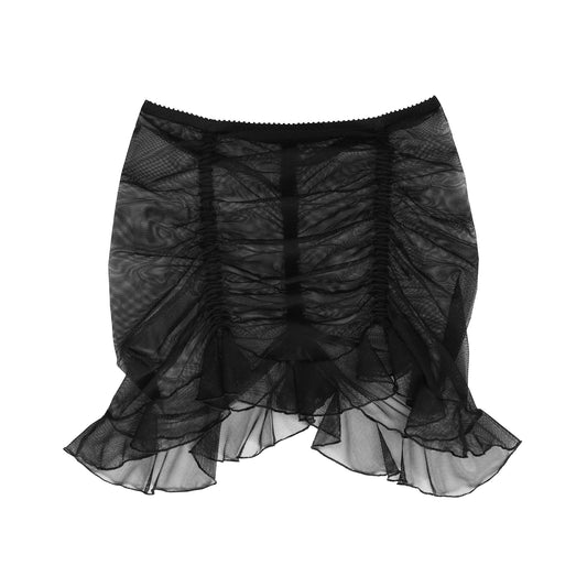 Sheer Mini Skirt | Lana by Hopeless Lingerie
