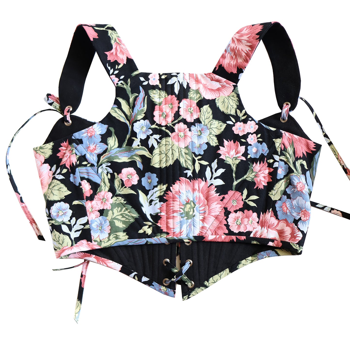 Anais Corset Floral Cotton