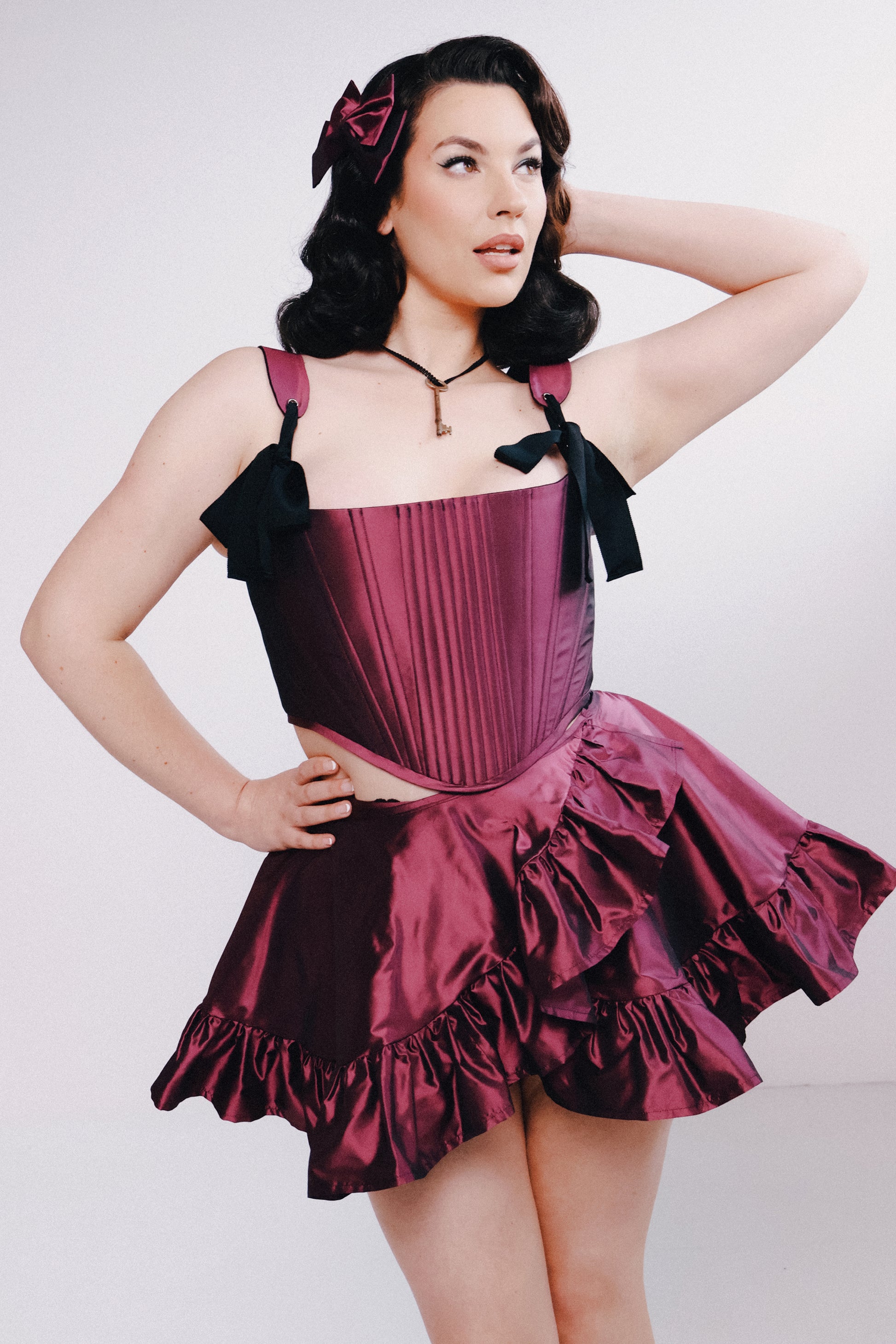 Silk Taffeta Corset | Anais by Hopeless Lingerie