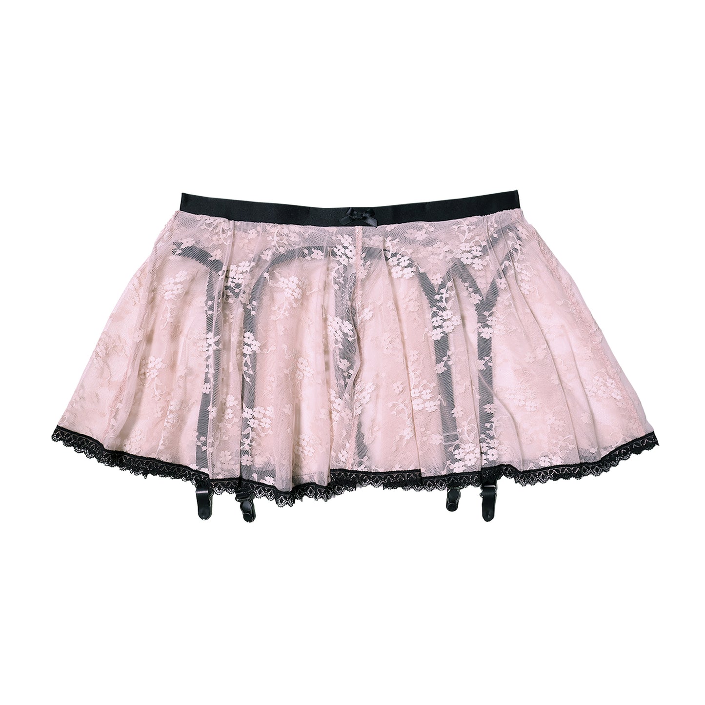 Andie Suspender Pink Clover Lace