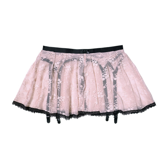 Andie Suspender Pink Clover Lace