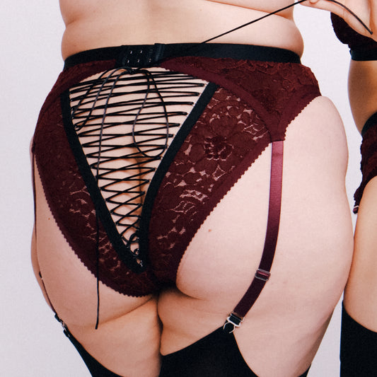 Purple Knickers | Aurelia by Hopeless Lingerie