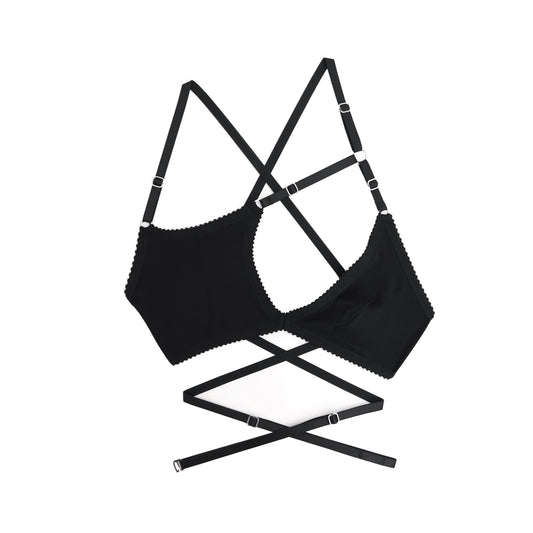 Calista Bralette Black Modal Jersey