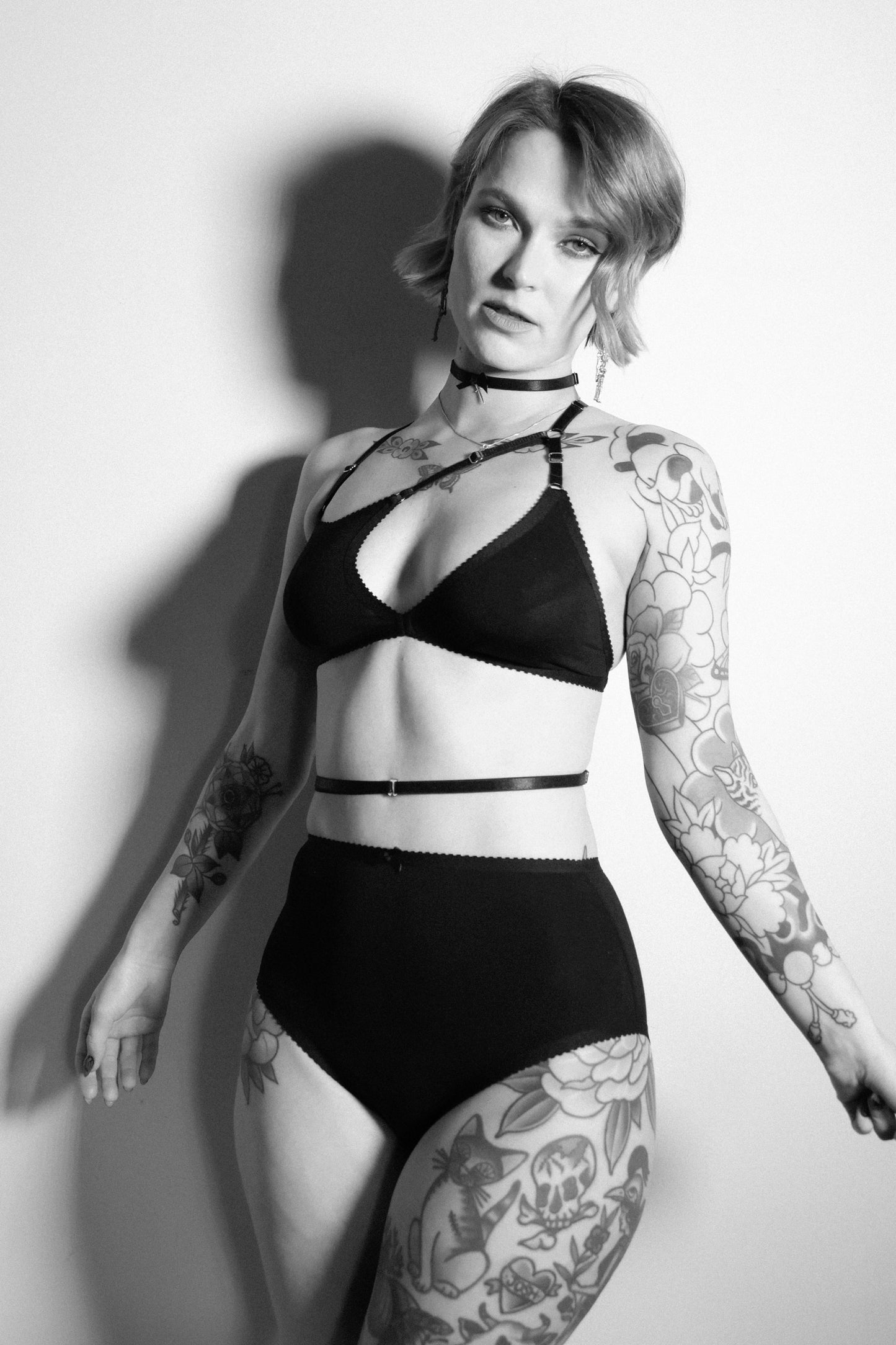 Calista Bralette Black Modal Jersey