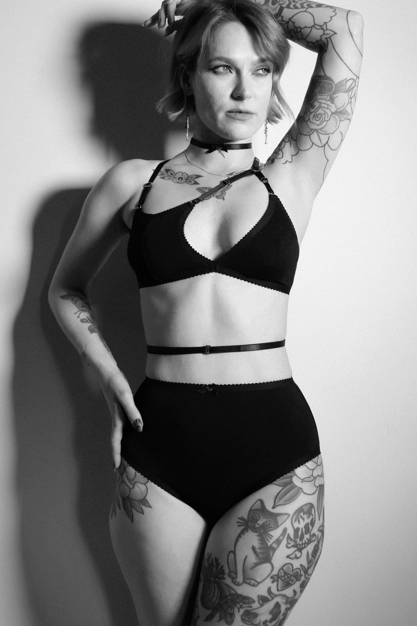 Calista Bralette Black Modal Jersey