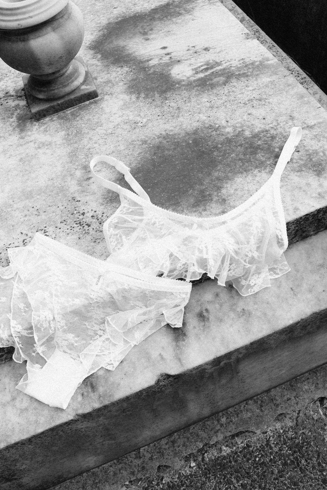 Mary Celeste Cami White Clover Lace