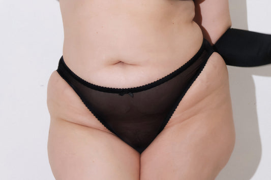 Kelly Knickers Black Mesh