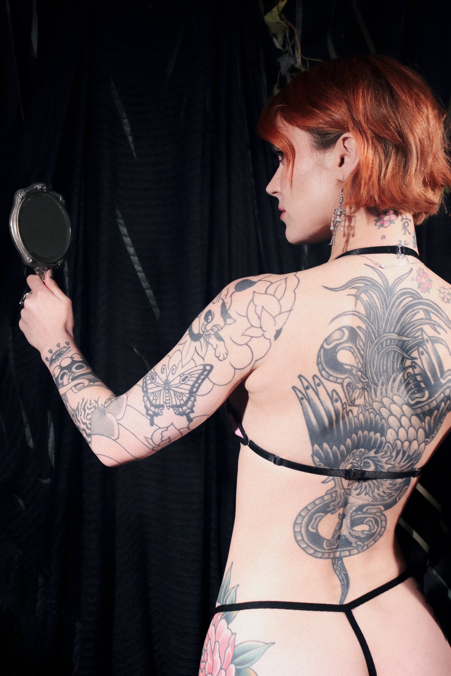 Daphnis Bralette Pink Polka Dot Jersey