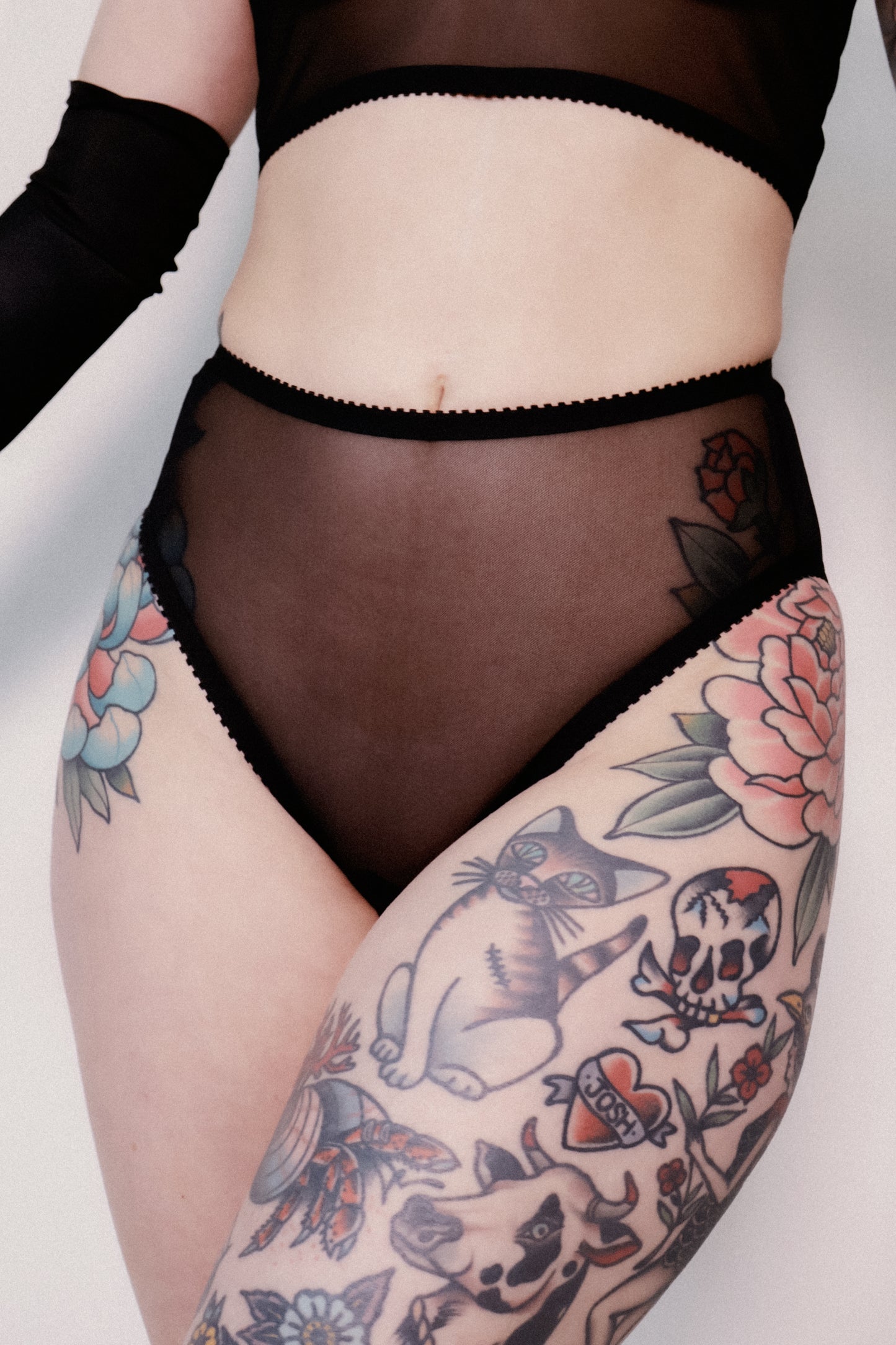 Deanna Knickers Black Modal Jersey