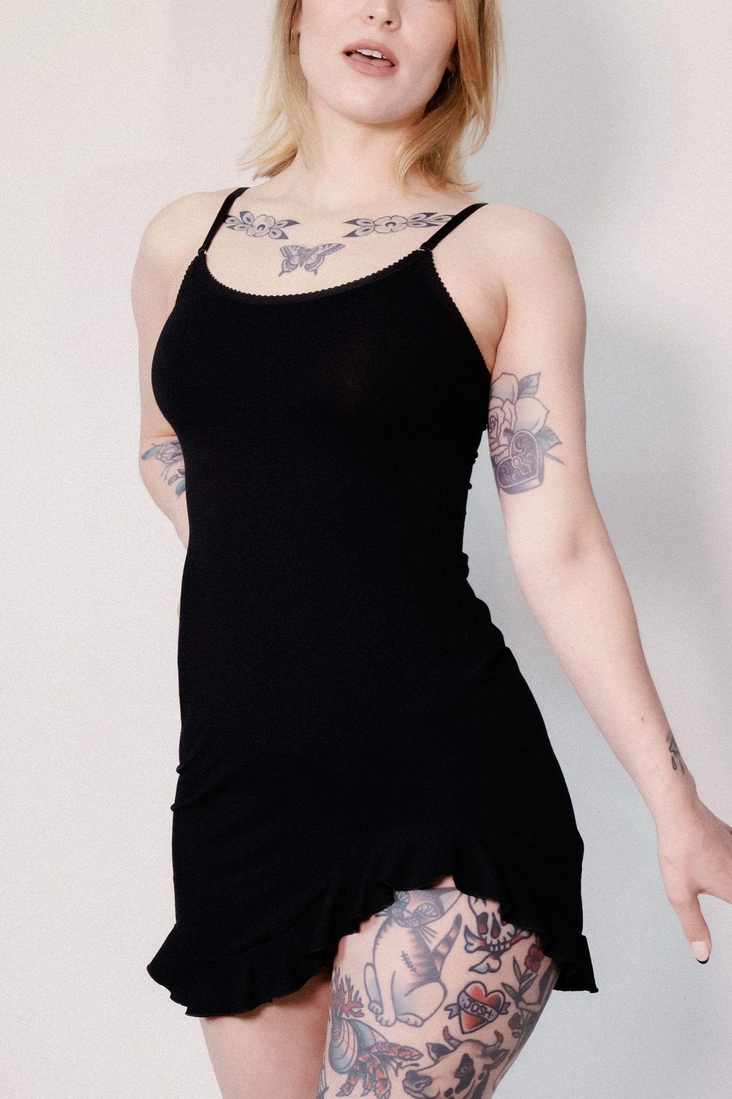 Eloise Nightie Black Modal Jersey