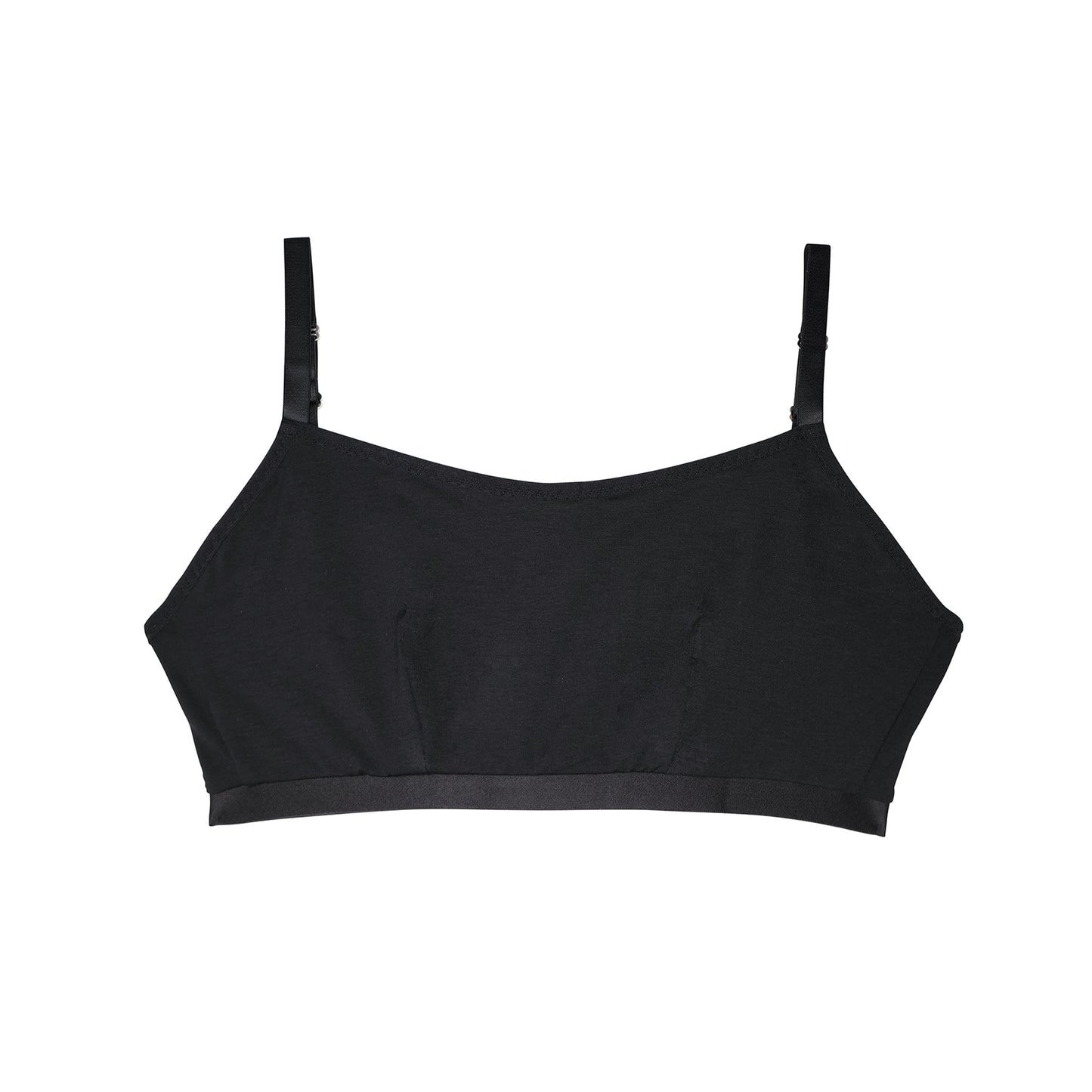 Erin Bralette Black Organic Cotton Jersey