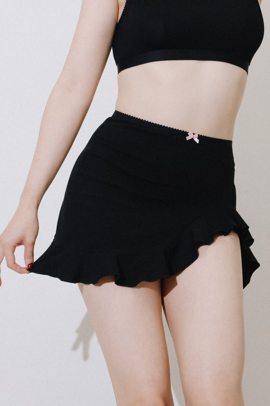 Ersa Skirt Black Modal Jersey