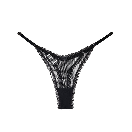 Etienne Thong Fishnet and Lace