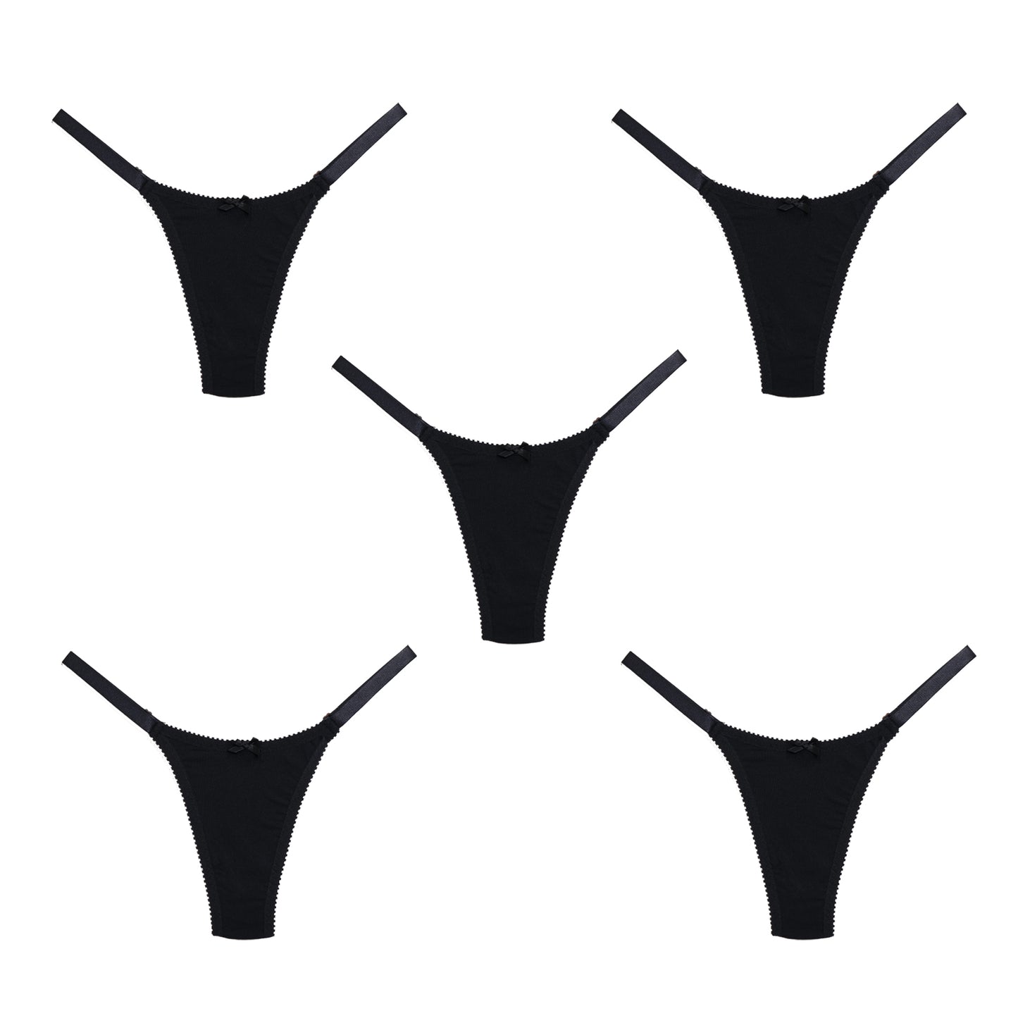 Etienne Thong Black Modal Jersey 5 Pack