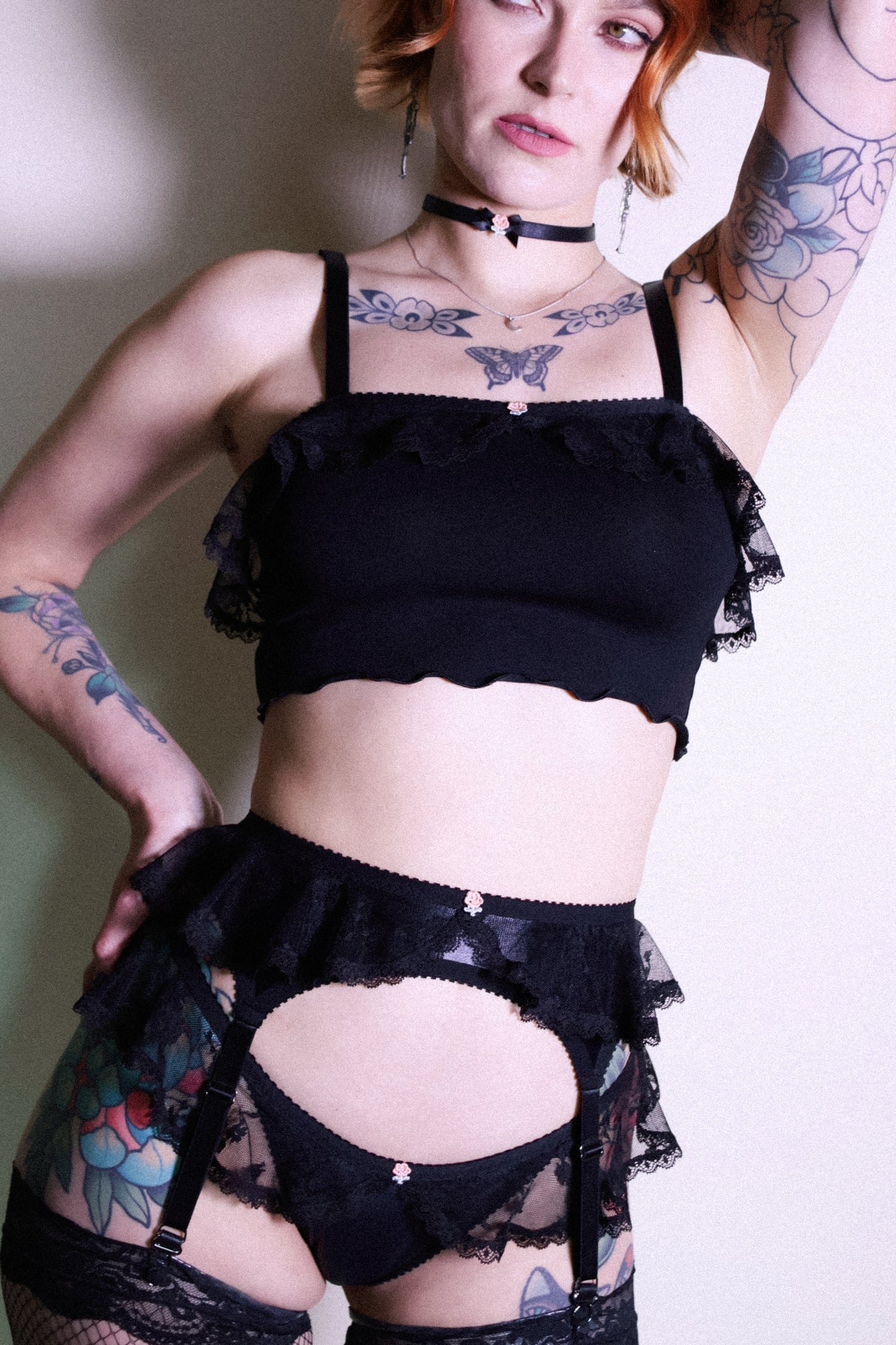 Grace Cami Top Black Modal Jersey