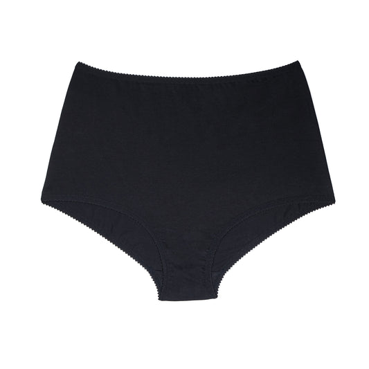 Jeanne Knickers Black Organic Cotton Jersey