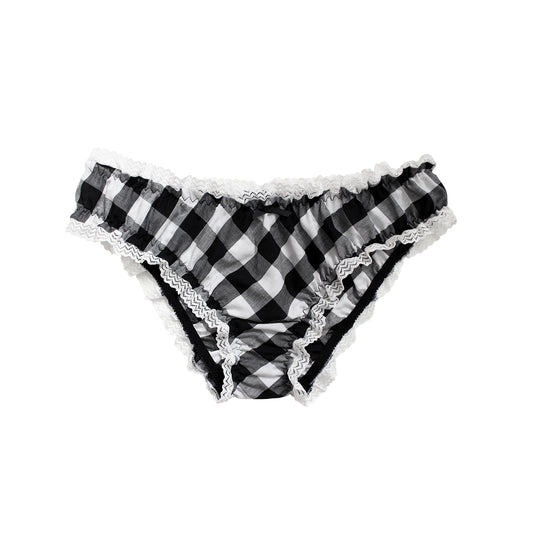 Check Ruffle Knickers | Judith by Hopeless Lingerie