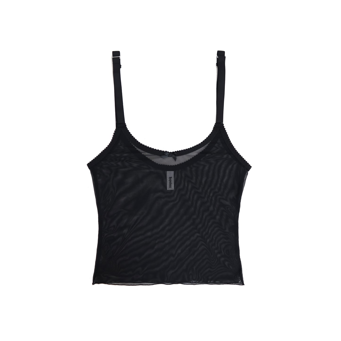 Kim Singlet Black Modal Jersey