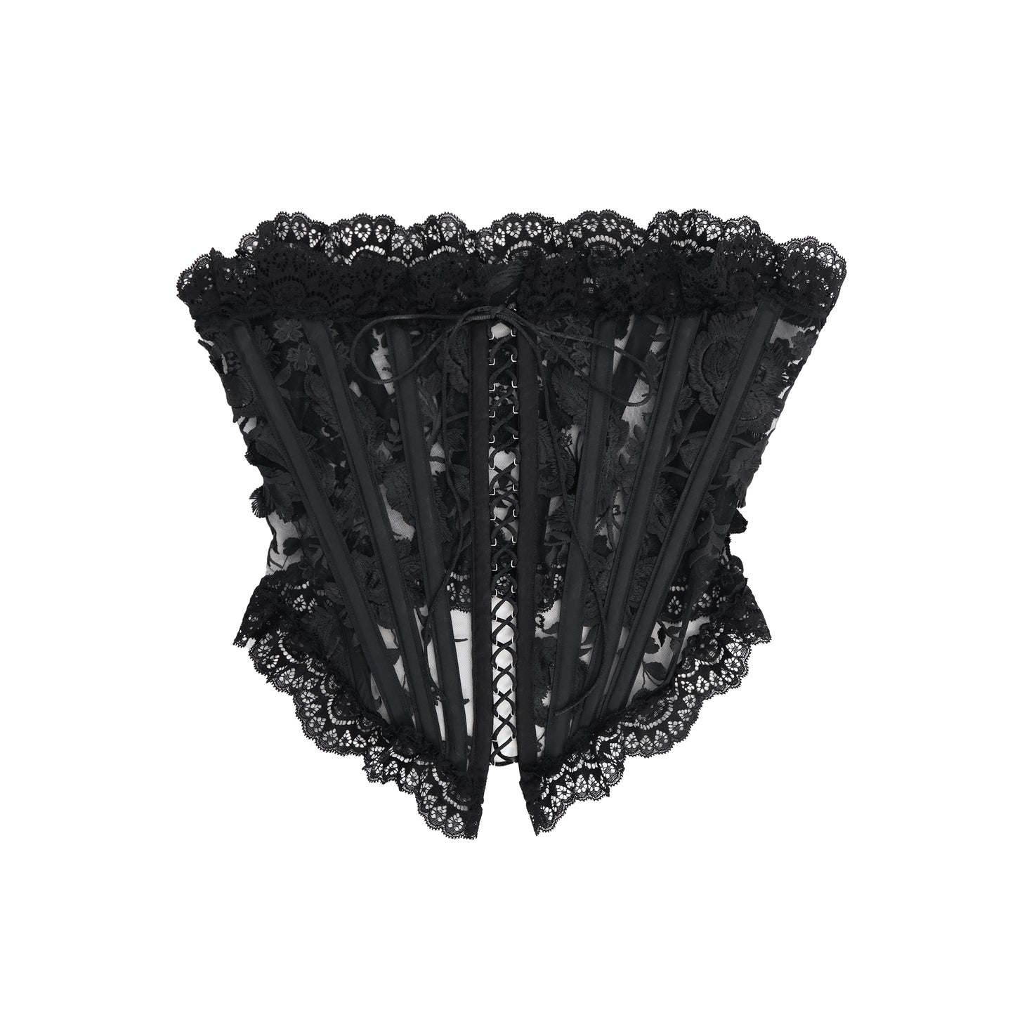 Luella Corset Black Hex Lace