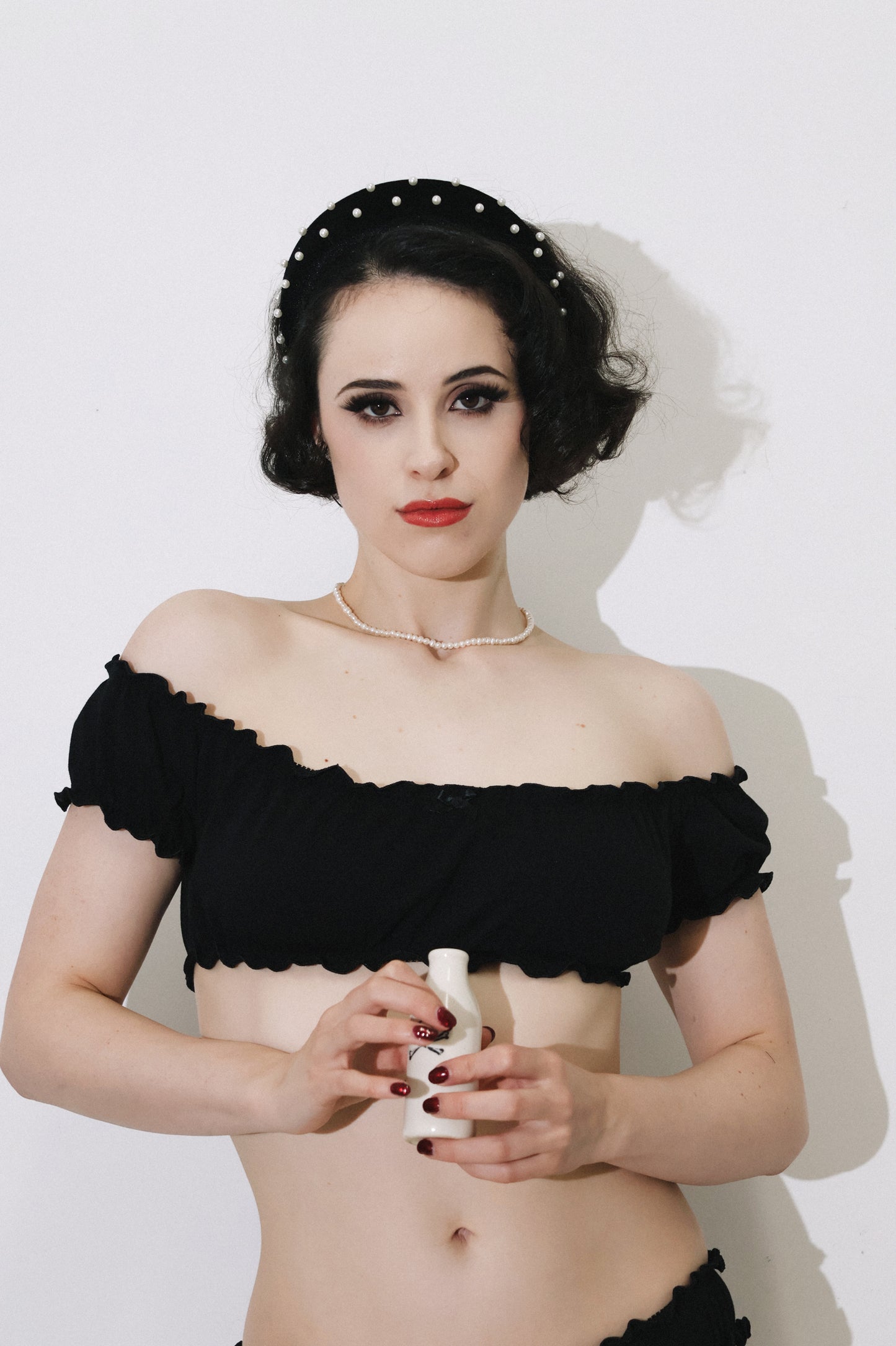 Lula Top Black Modal Jersey