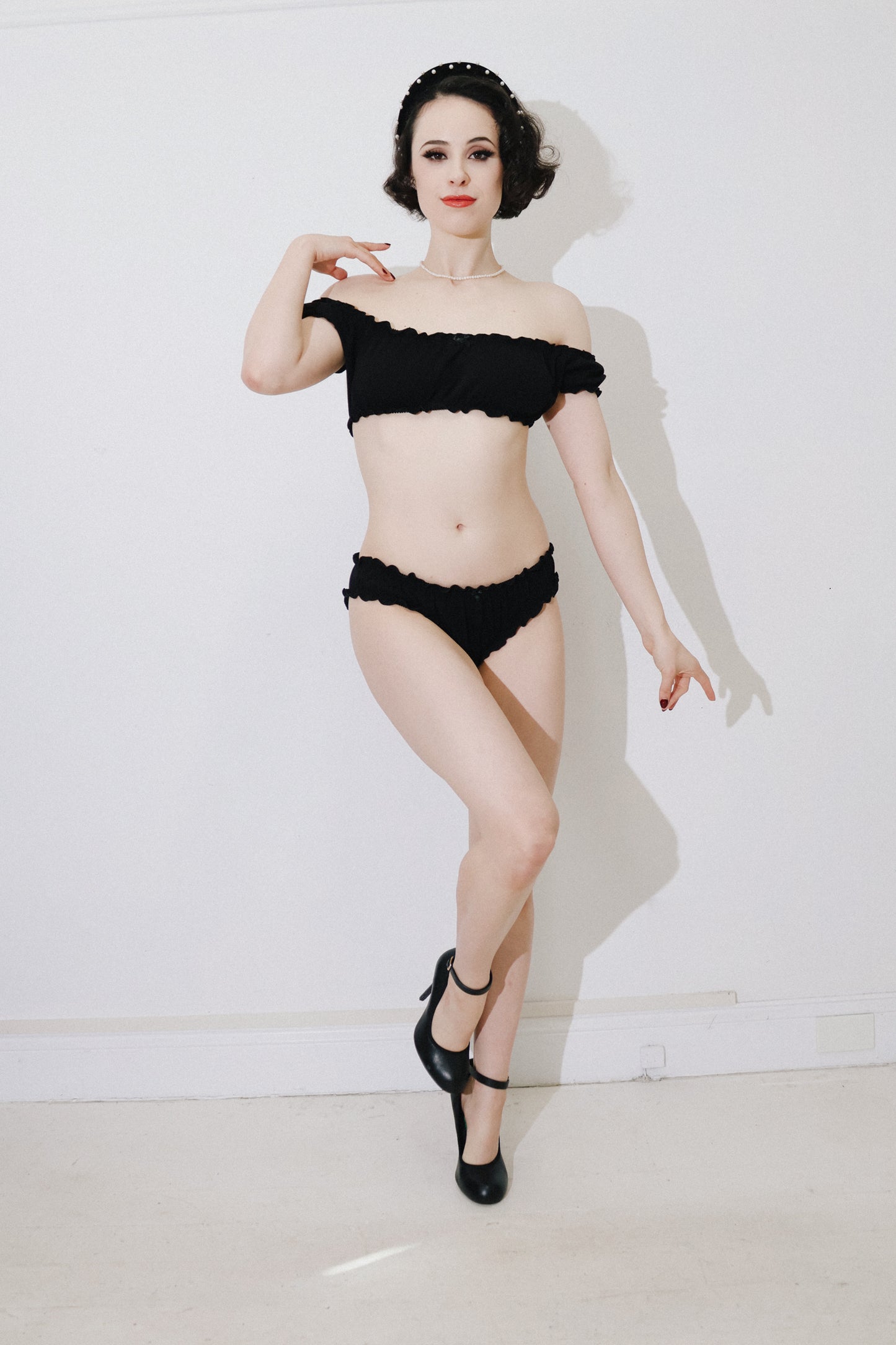 Lula Top Black Modal Jersey