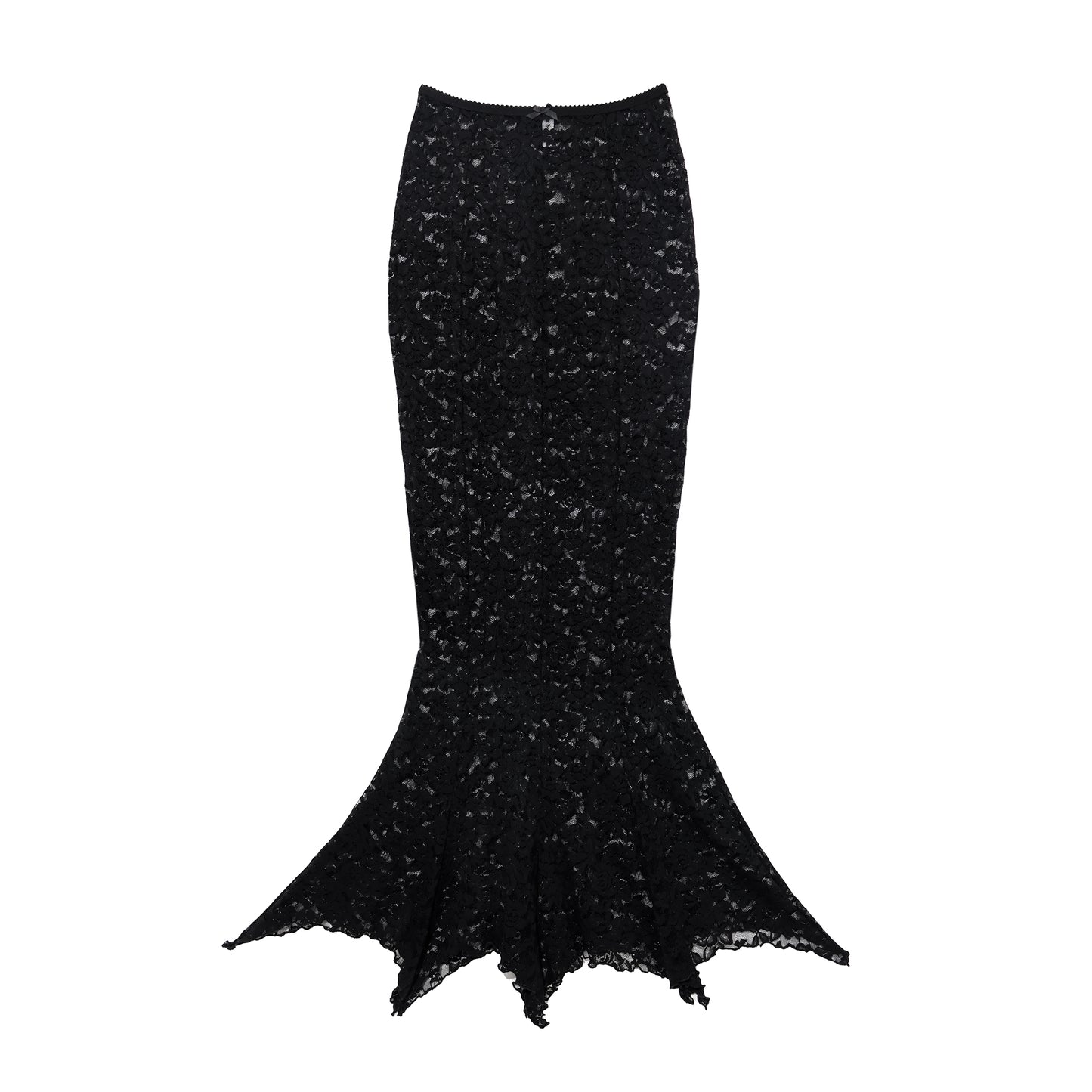 Morticia Skirt Black Resurrection Lace