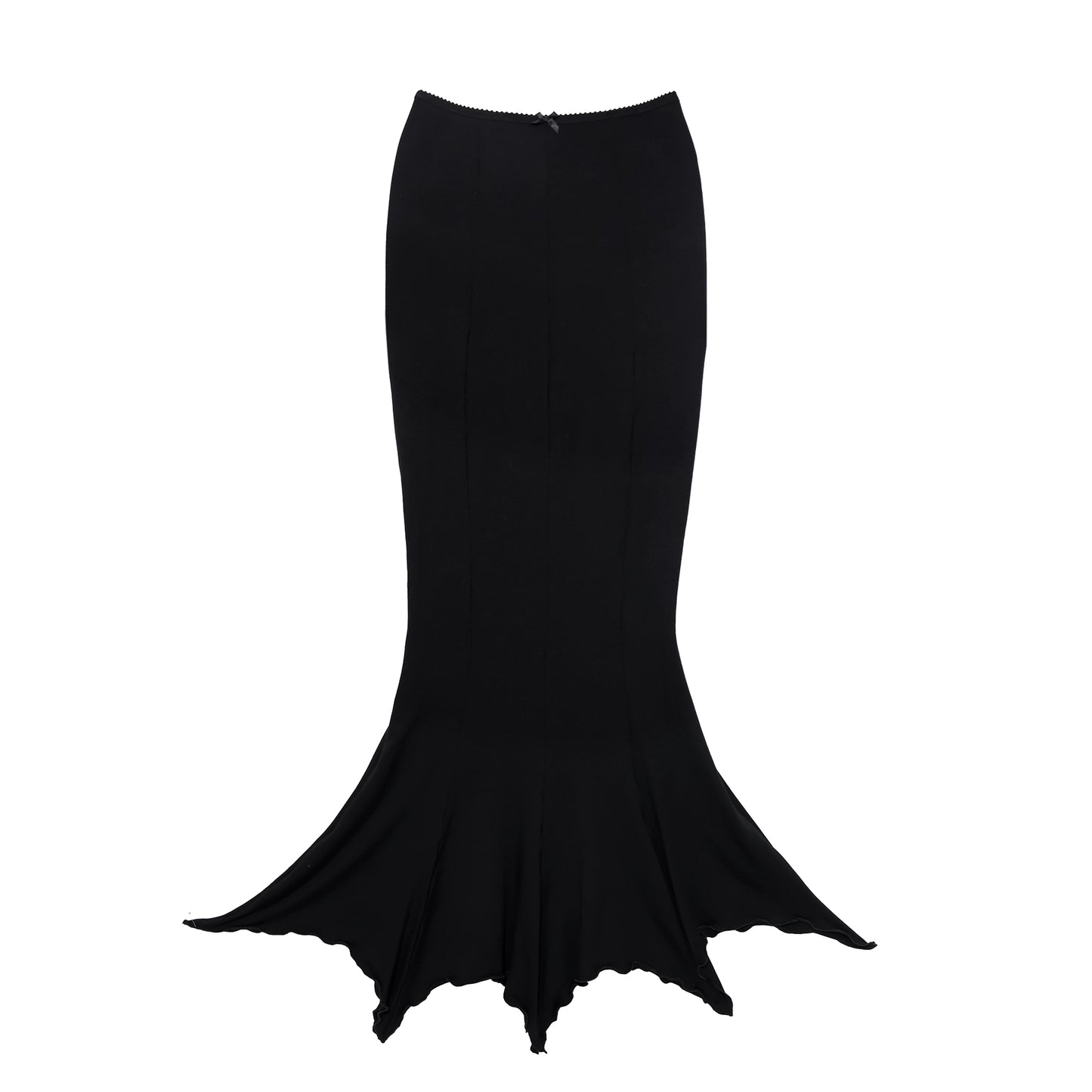 Morticia Skirt Black Modal Jersey