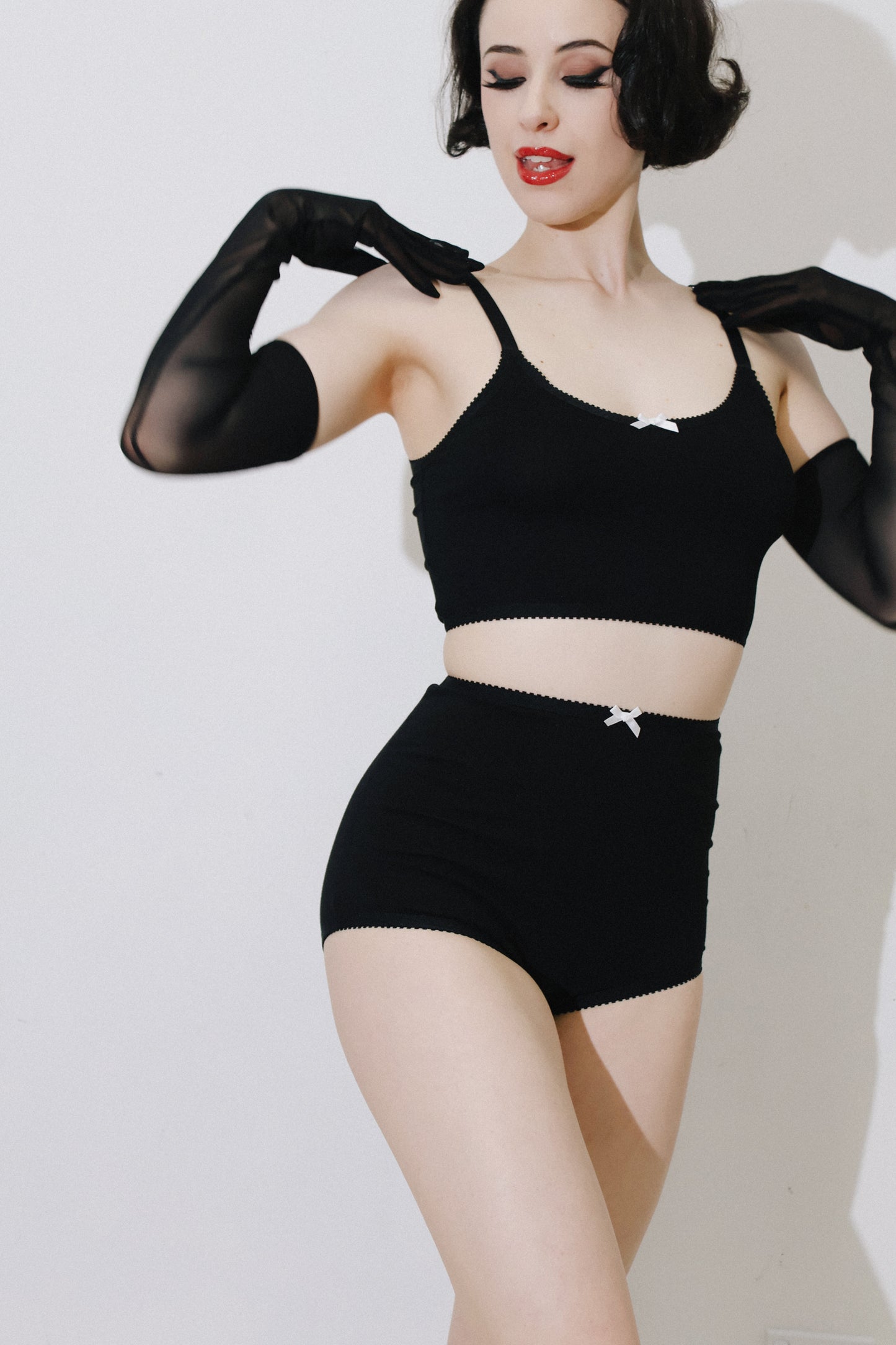 Jeanne Knickers Black Modal Jersey