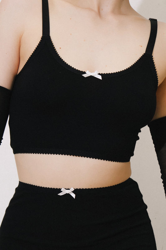 Nancy Cami Black Modal Jersey