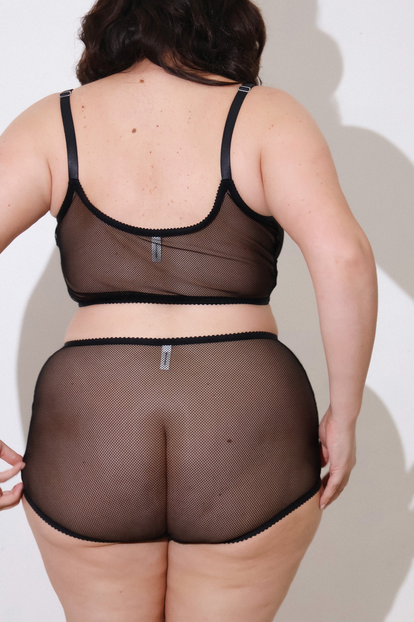 Jeanne Knickers Black Fishnet