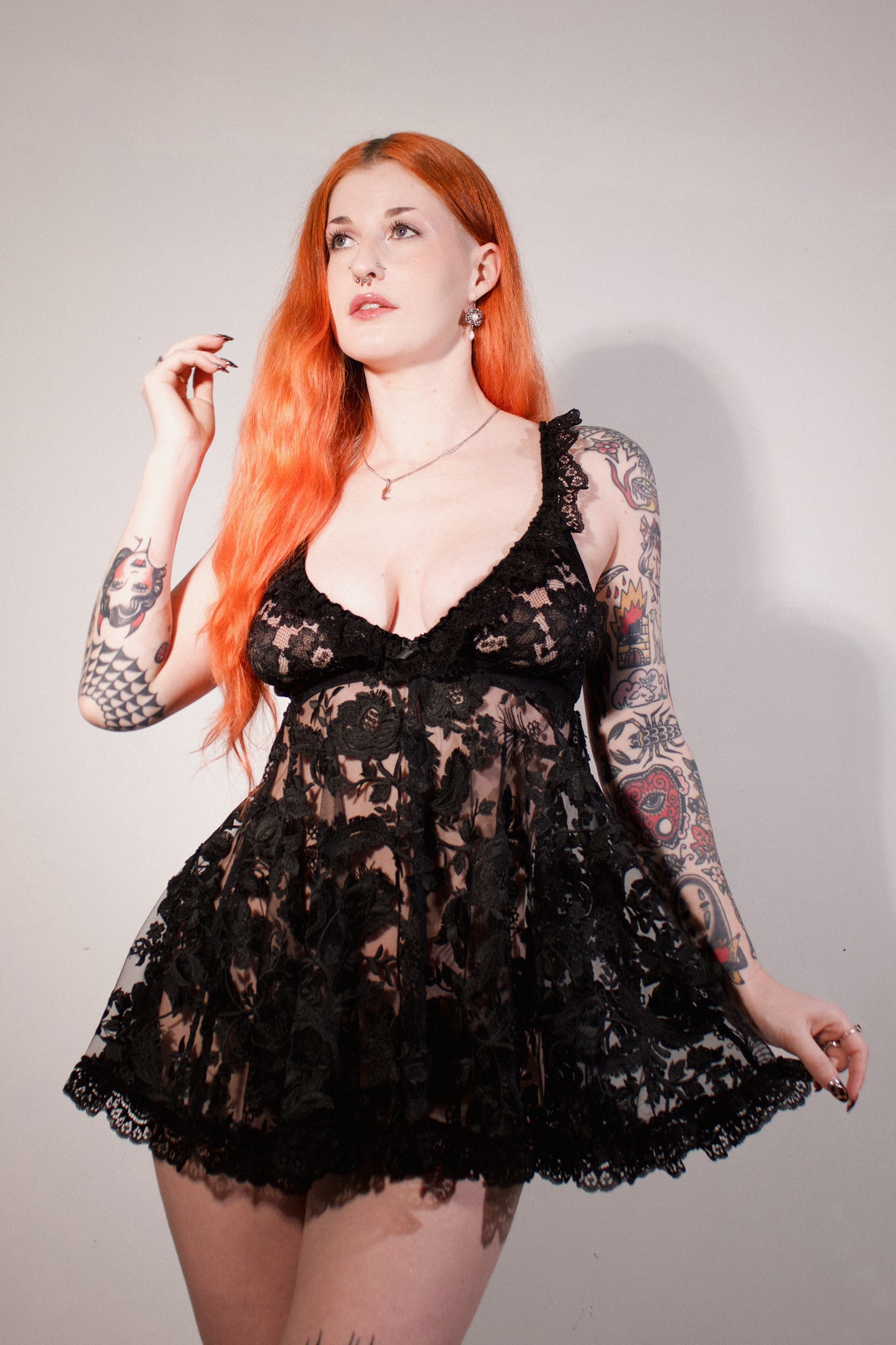 Pepper Babydoll Hex Lace