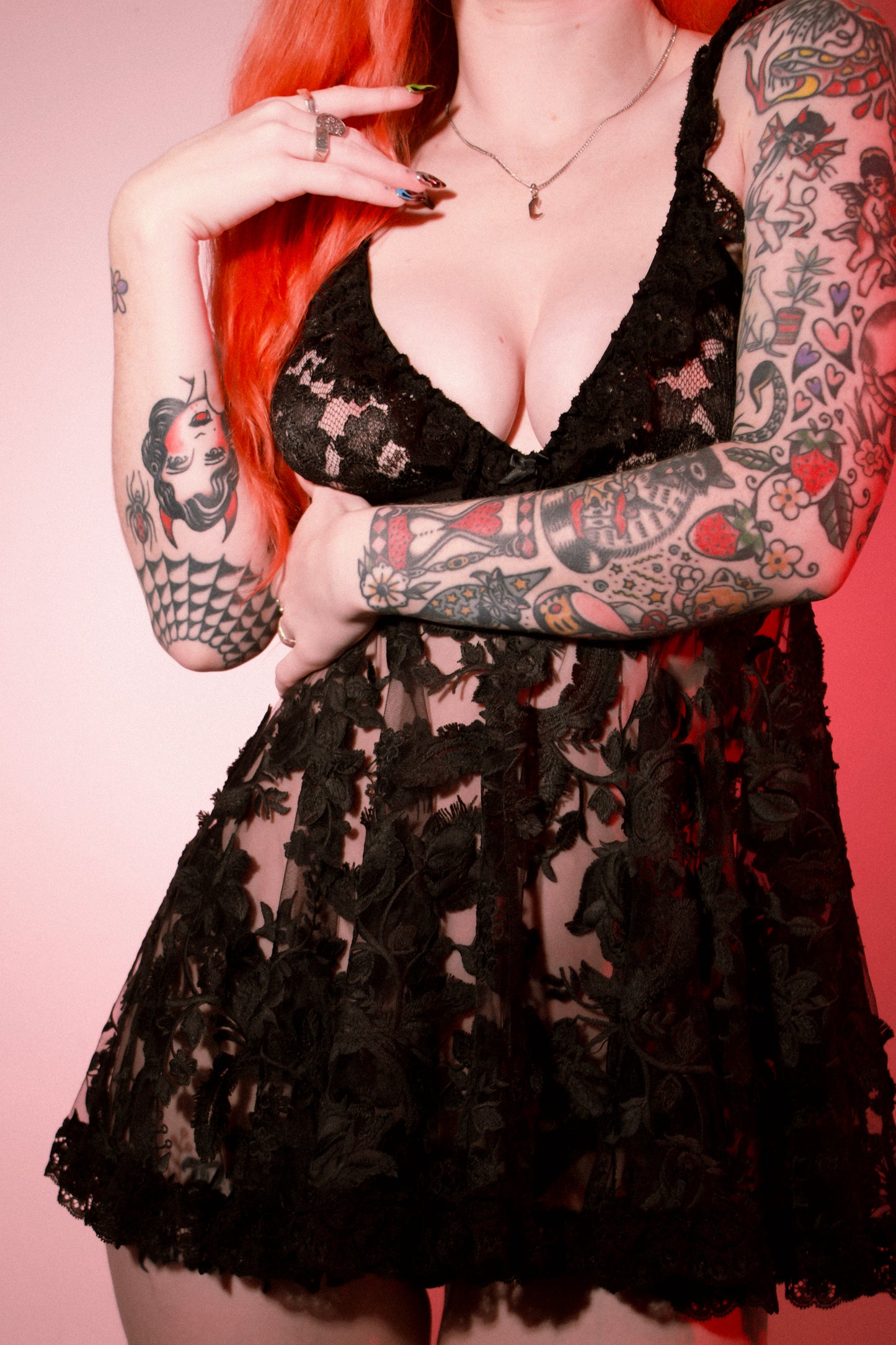Pepper Babydoll Hex Lace
