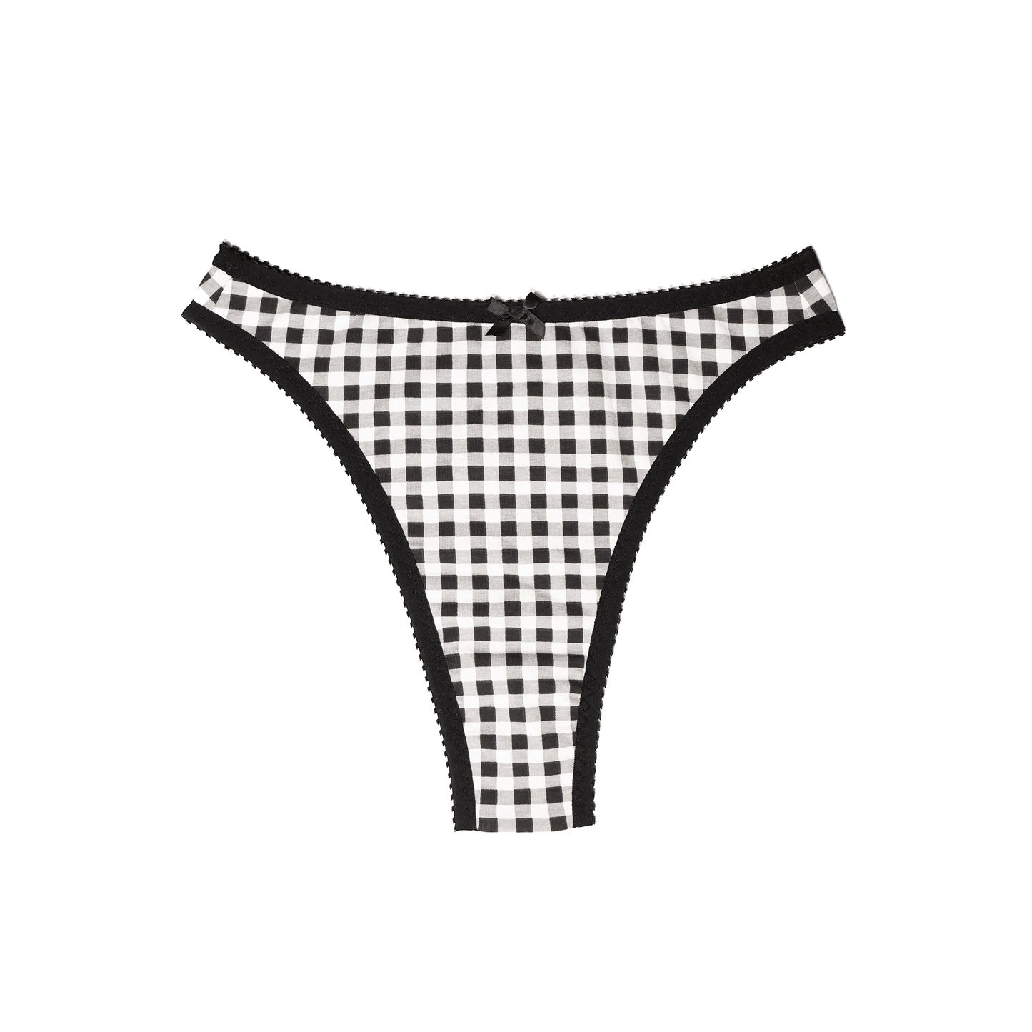 Sabrina Thong Gingham Jersey